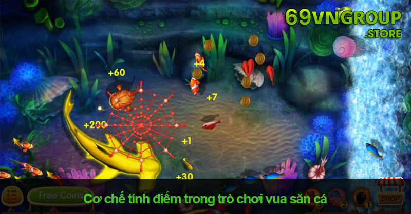 Cách tính điểm trong game Vua săn cá