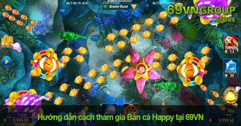 Cách chơi Bắn cá Happy tại nhà cái 69VN